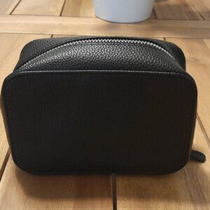 Trish McEvoy Leather Makeup Planner Black